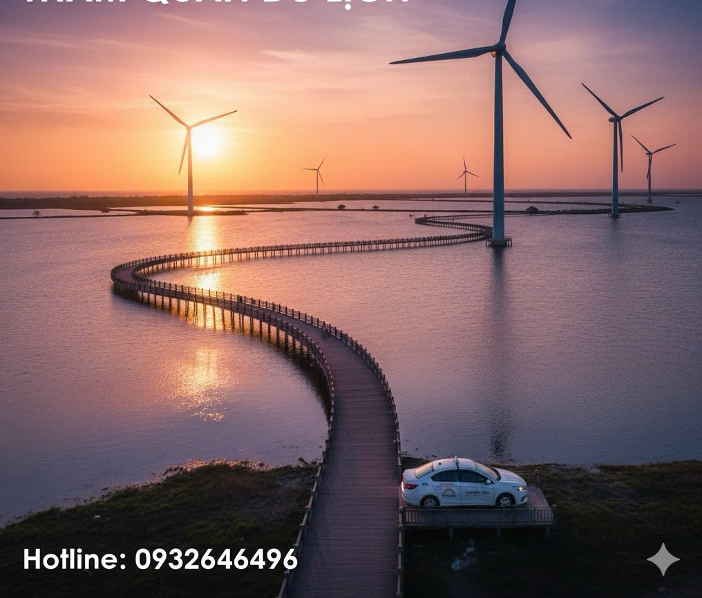 Taxi Bạc Liêu tham quan du lịch