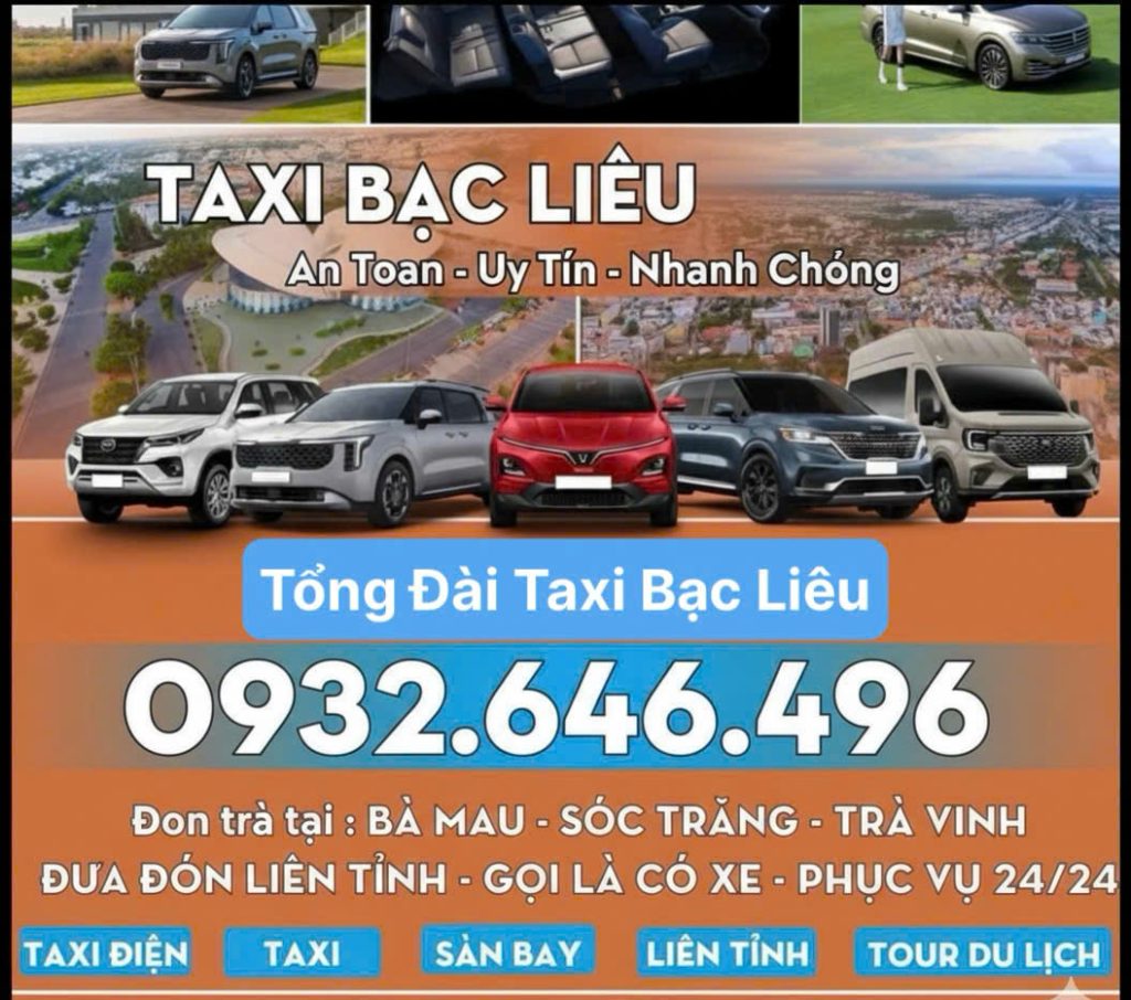 Taxi Vĩnh Lợi Bạc Liêu